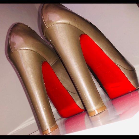 Christian Louboutin Shoes - Peep toe Christian Louboutins